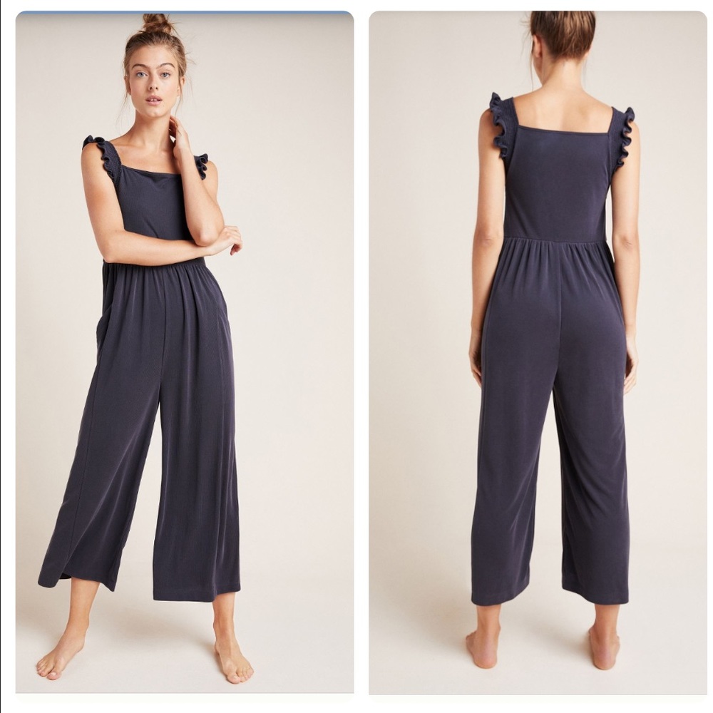 NWT Anthropologie Billie Cupro ribbed jumpsuit